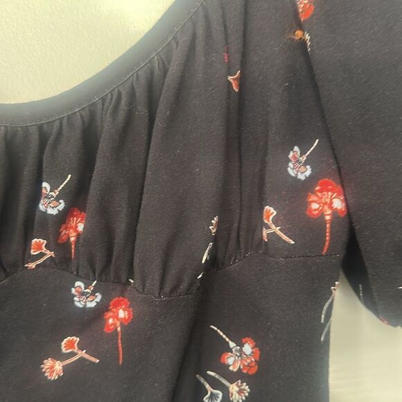 Free People Play Date Bodysuit Black L - Picture 4 of 8